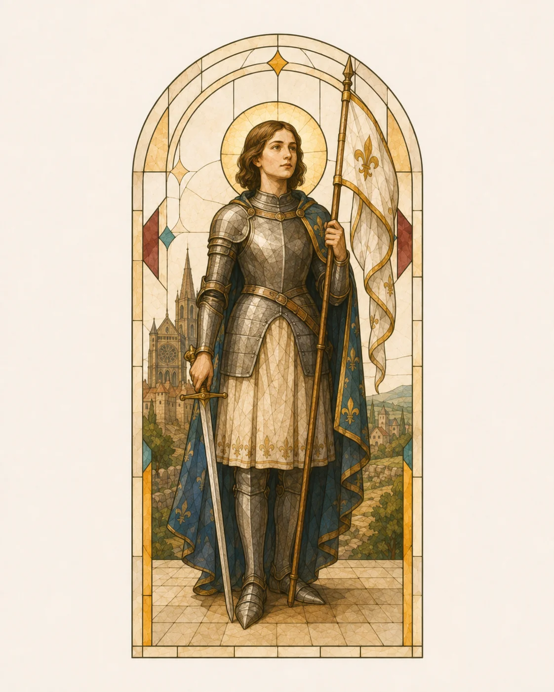 Portrait of St Joan of Arc